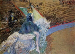 Lautrec at the Cirque, Fernando, Rider on a White Horse