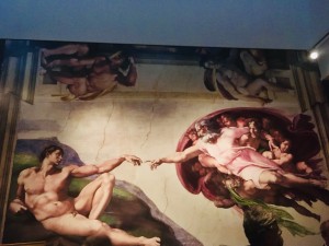 The Creation Of Adam drawing